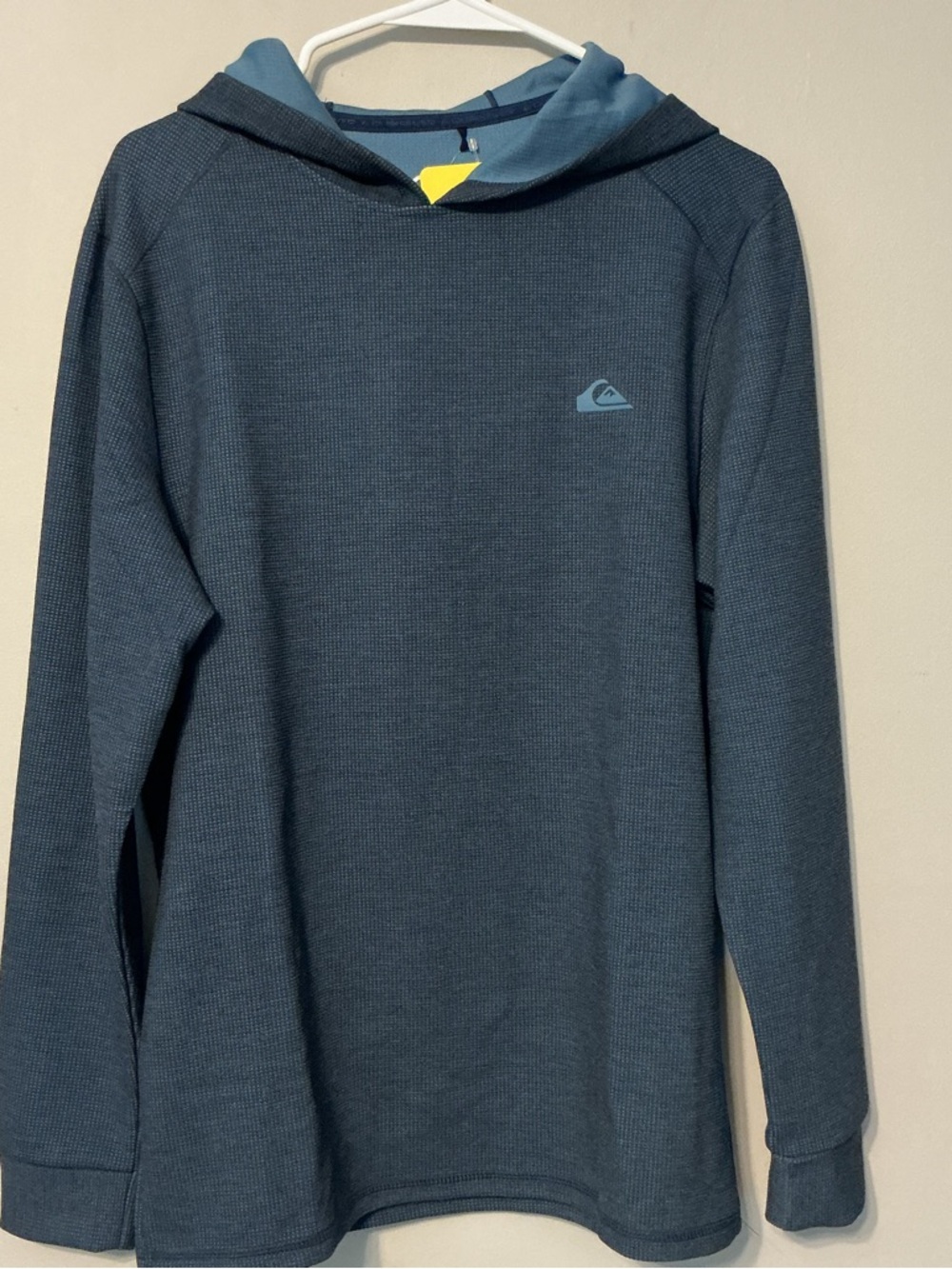 Quiksilver Dark Blue Hooded Waffle Pull-On
